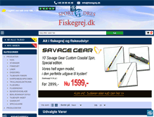 Tablet Screenshot of fiskegrej.dk